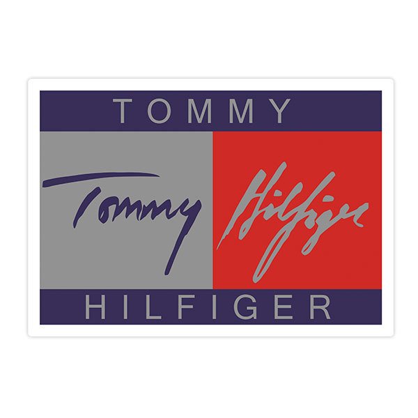 Pegatinas: Firma Tommy Hilfiger