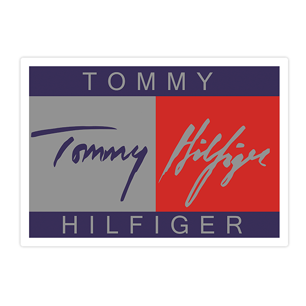Pegatinas: Firma Tommy Hilfiger