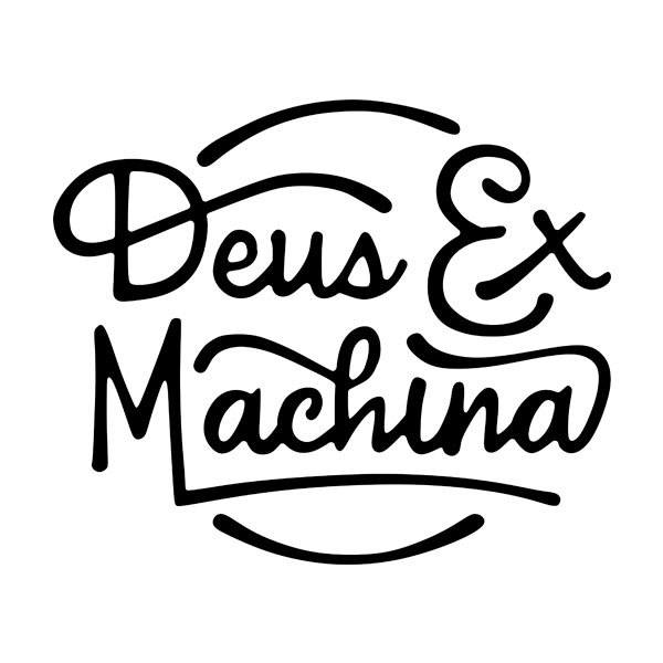Pegatinas: Moto Deus ex Machina