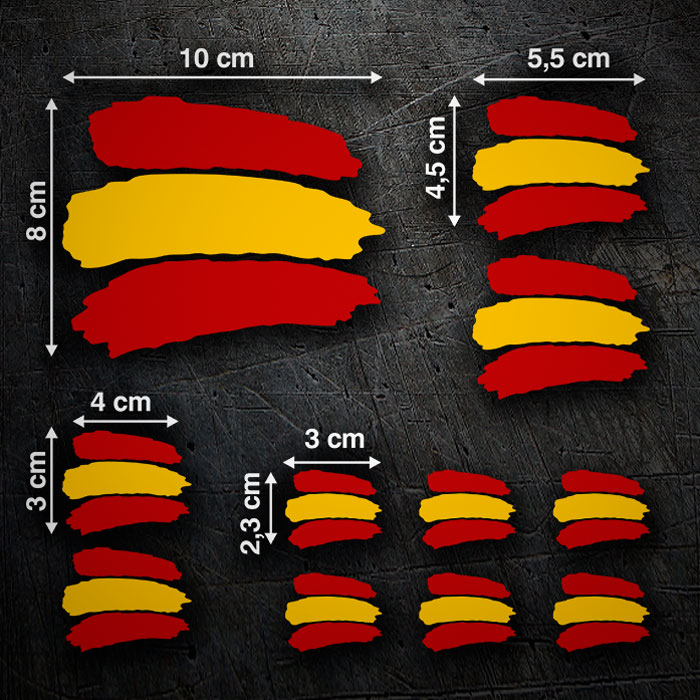 Pegatinas: Kit Bandera España