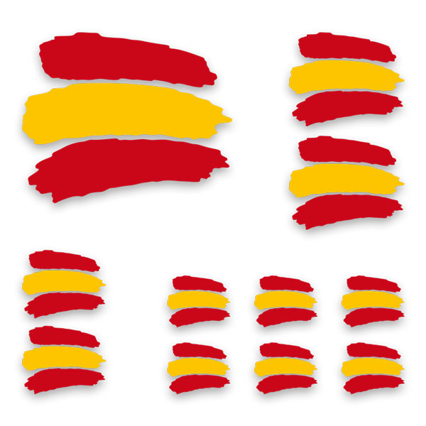 Pegatinas: Kit Bandera España