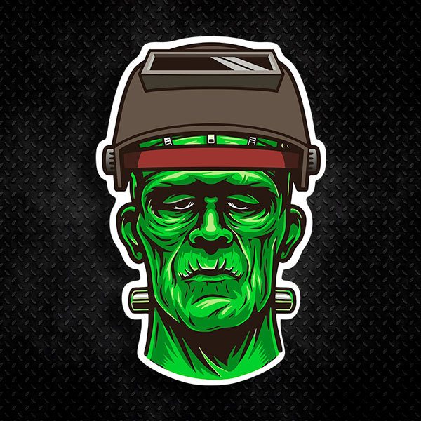 Pegatinas: Frankenstein Soldador