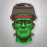 Pegatinas: Frankenstein Soldador 3