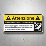 Pegatinas: Attenzione GPS 3