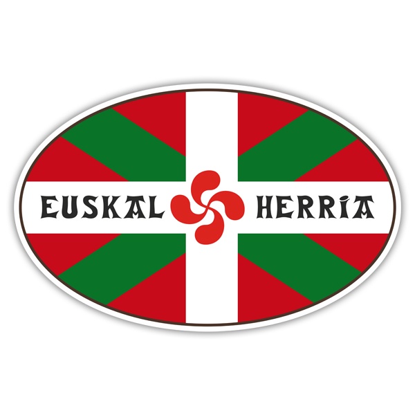 Pegatinas: Euskal Herria Óvalo