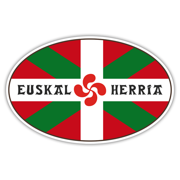 Pegatinas: Euskal Herria Óvalo 0