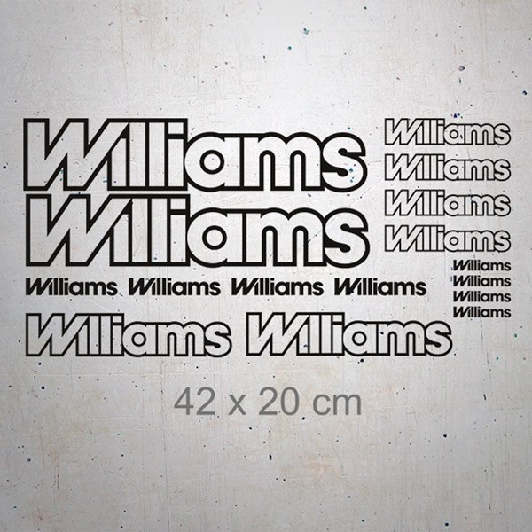 Pegatinas: Set 16X Williams