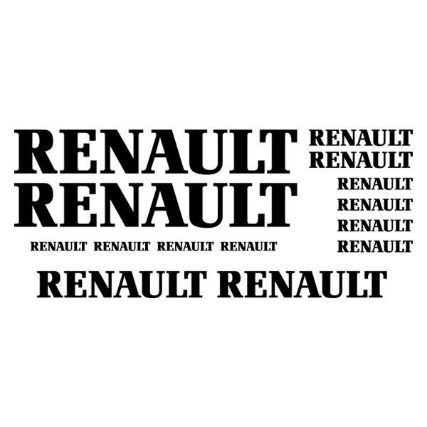 Pegatinas: Set 14X Renault