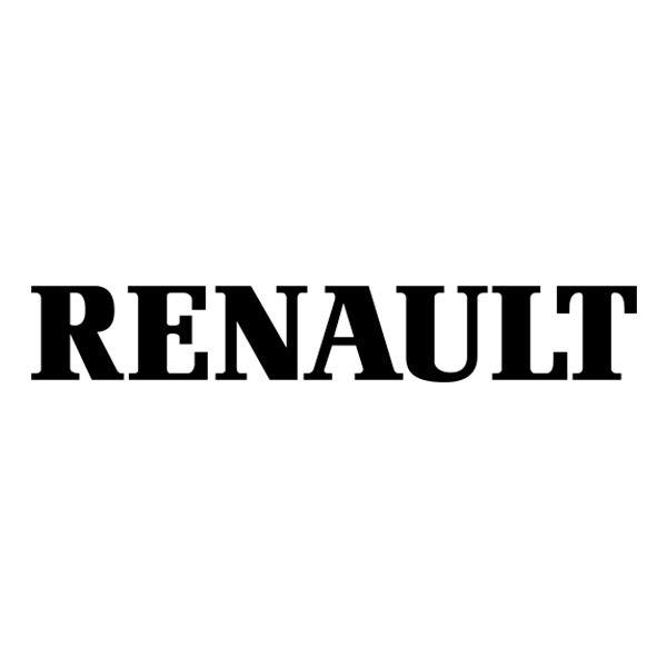 Pegatinas: Logo Renault Centro en Amarillo