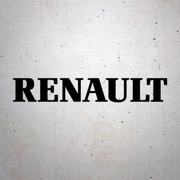 Pegatinas: Logo Renault Centro en Amarillo