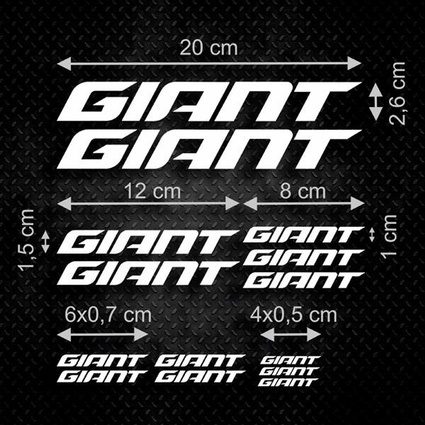 Pegatinas: Set 14X Giant