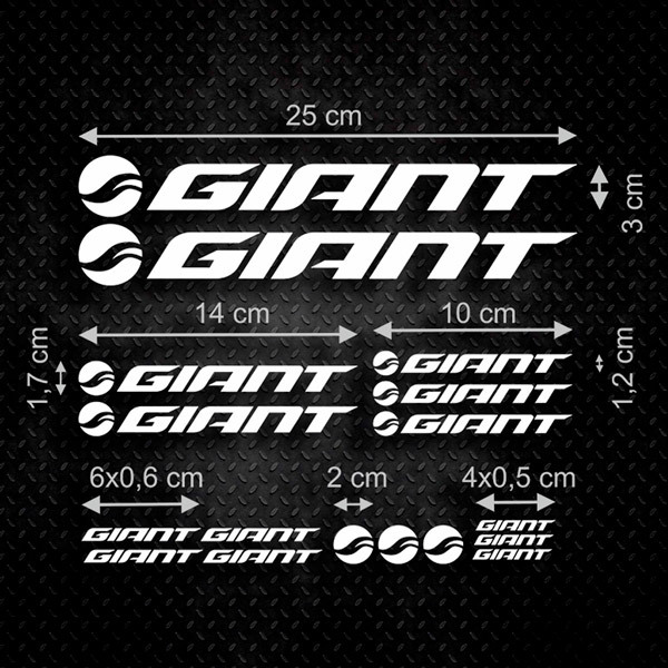 Pegatinas: Set 17X Giant