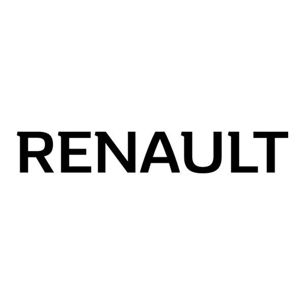 Pegatinas: Tipografía Renault