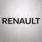 Pegatinas: Tipografía Renault 2