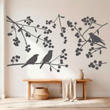 Vinilos Decorativos: Siluetas de P&aacute;jaros 11