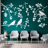 Vinilos Decorativos: Siluetas de P&aacute;jaros 14