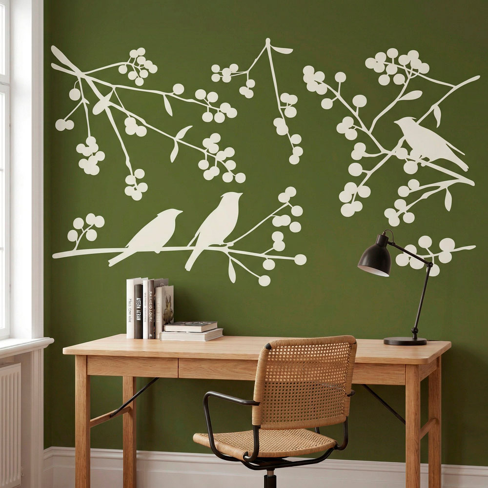 Vinilos Decorativos: Siluetas de P&aacute;jaros