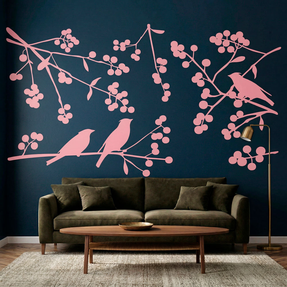 Vinilos Decorativos: Siluetas de P&aacute;jaros