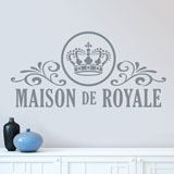Vinilos Decorativos: Maison de Royale Personalizado 2