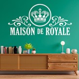 Vinilos Decorativos: Maison de Royale Personalizado 3