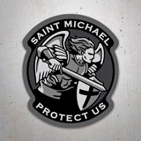 Pegatinas: Arcangel San Miguel Protect Us 3