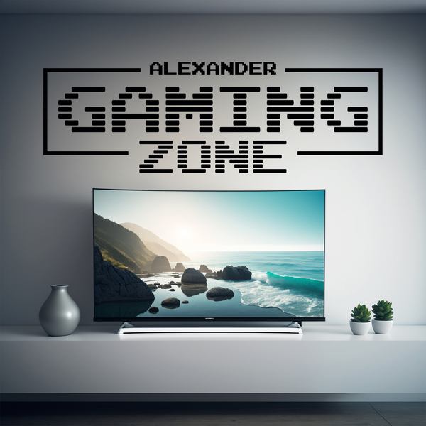 Vinilos Decorativos: Gaming Zone Personalizado