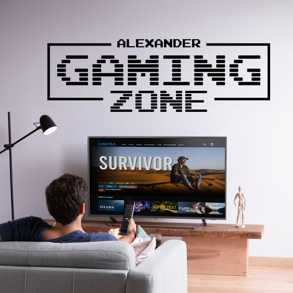 Vinilos Decorativos: Gaming Zone Personalizado