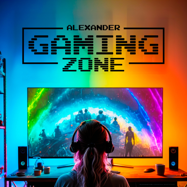 Vinilos Decorativos: Gaming Zone Personalizado