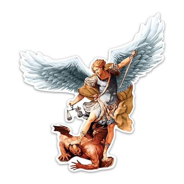 Vinilos Decorativos: Arcangel en Batalla