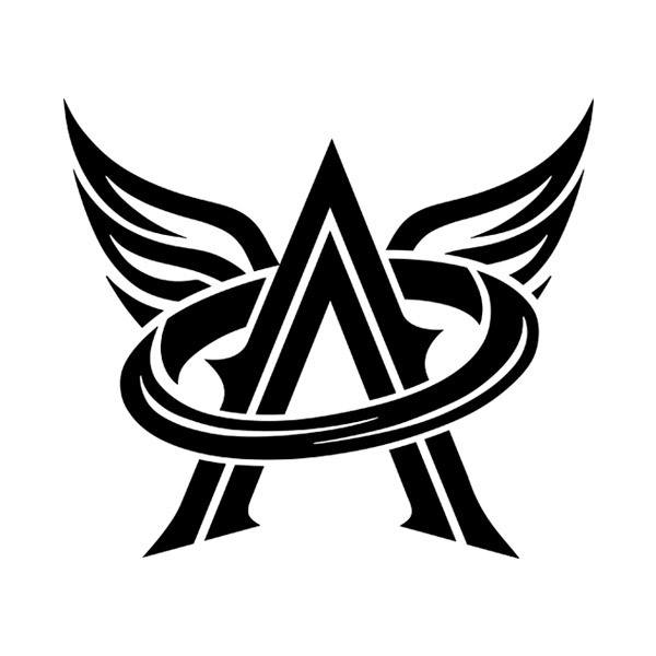 Pegatinas: Arcángel Logo Music