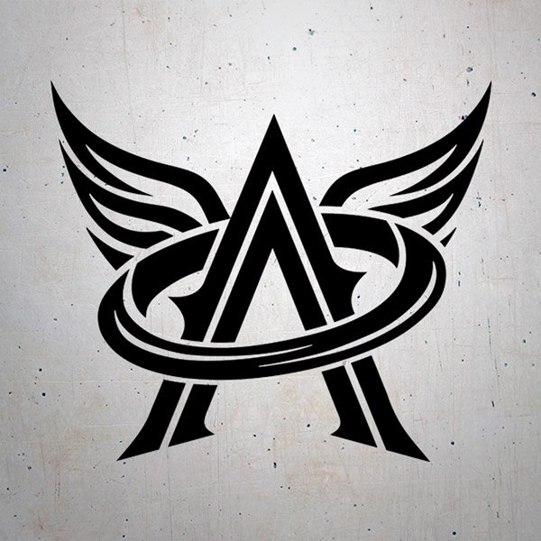 Pegatinas: Arcángel Logo Music