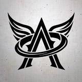 Pegatinas: Arcángel Logo Music 2