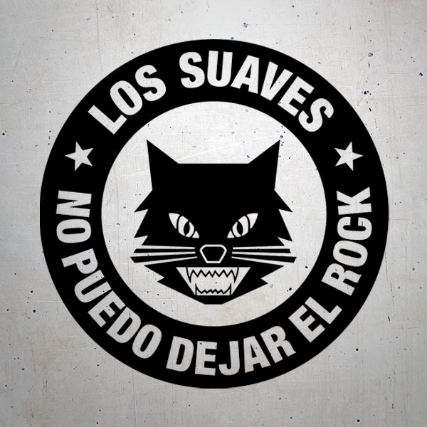 Pegatinas: Los Suaves, No Puedo Dejar el Rock
