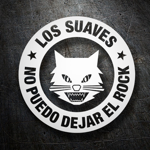 Pegatinas: Los Suaves, No Puedo Dejar el Rock