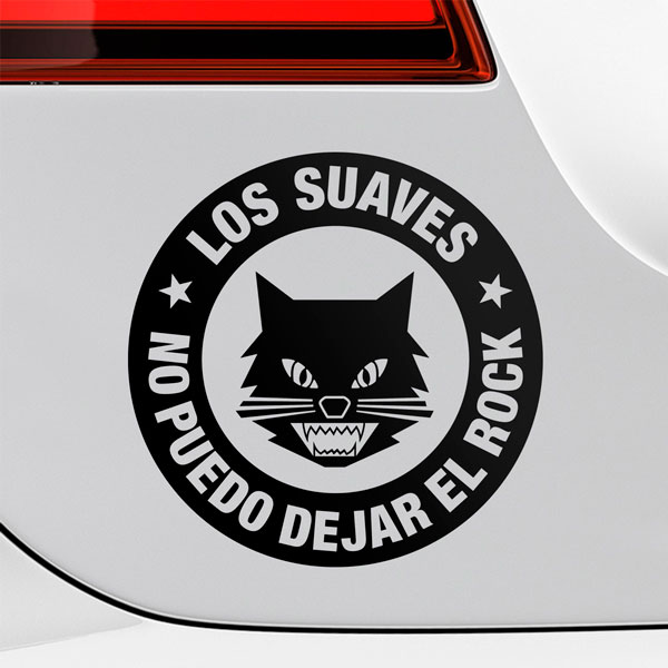 Pegatinas: Los Suaves, No Puedo Dejar el Rock