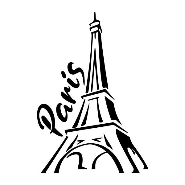 Vinilos Decorativos: Torre Eiffel, Paris, Francia