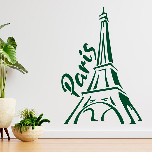 Vinilos Decorativos: Torre Eiffel, Paris, Francia