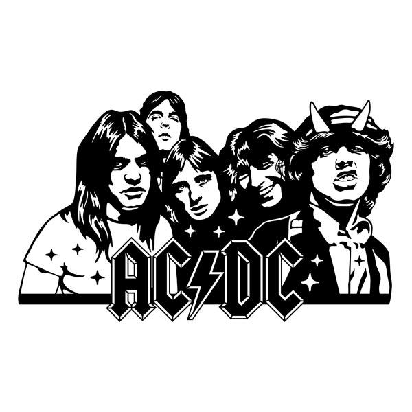 Vinilos Decorativos: ACDC Rock