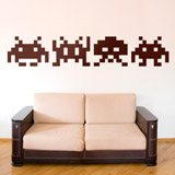 Vinilos Decorativos: Space Invaders Marcianos 2