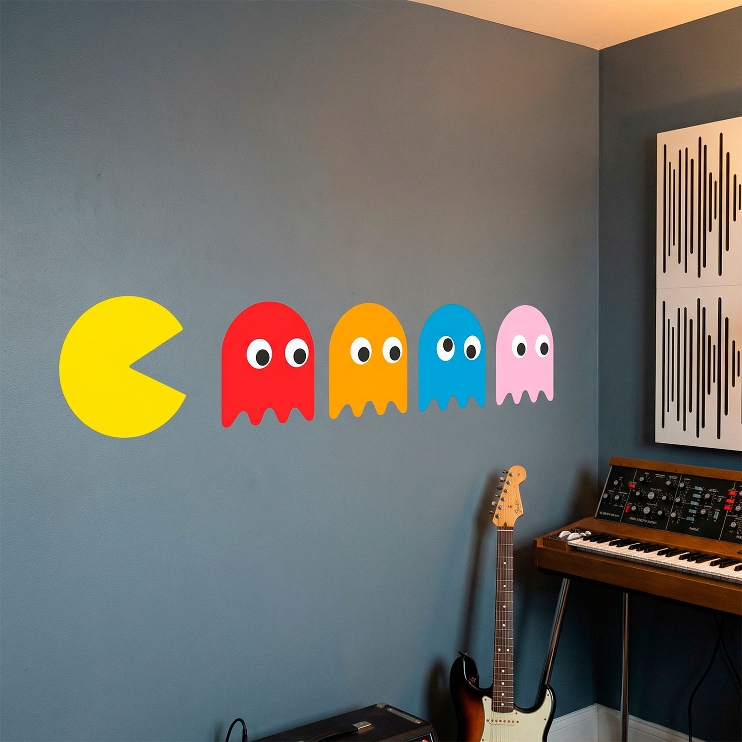 Vinilos Decorativos: Pac-Man y 4 Fantasmas