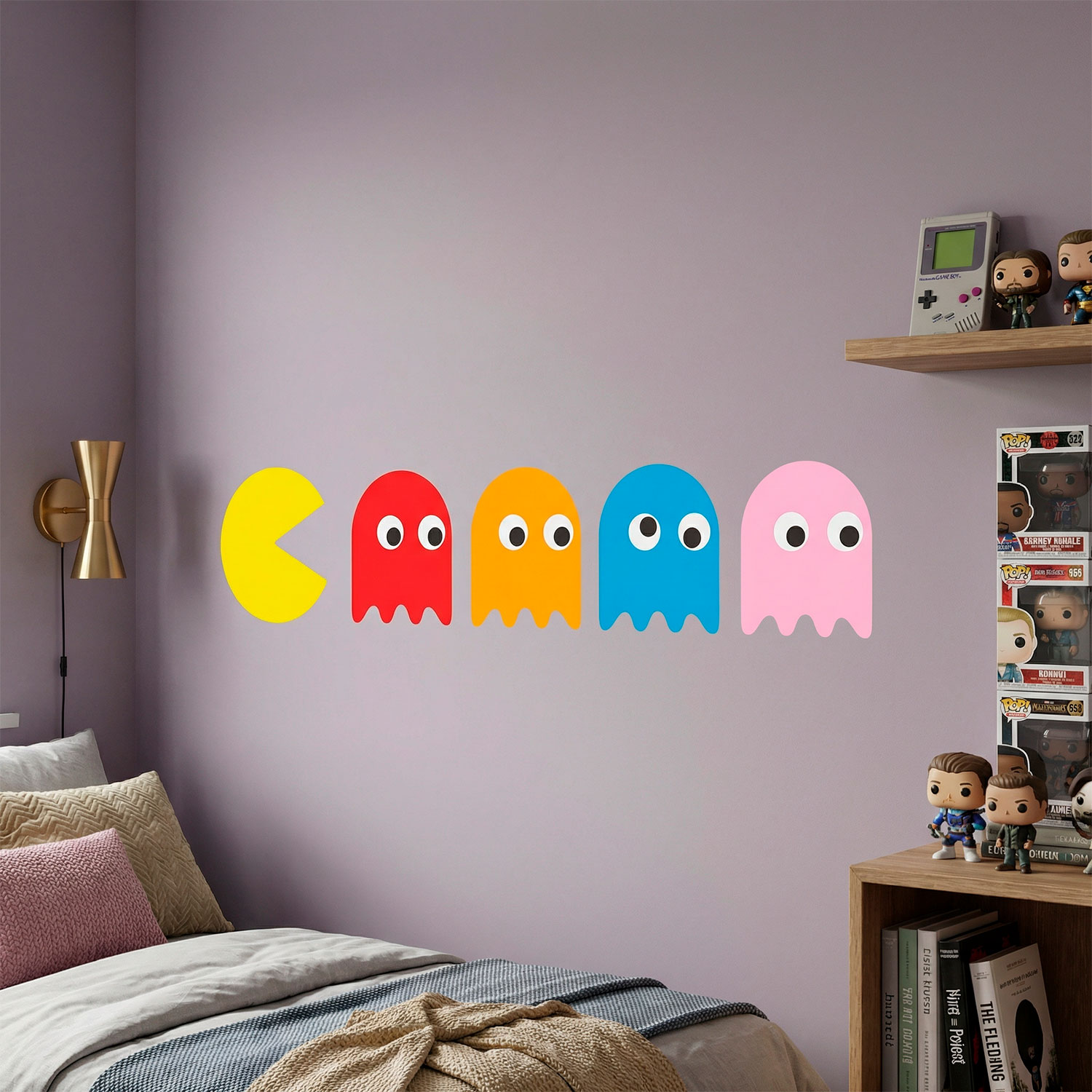 Vinilos Decorativos: Pac-Man y 4 Fantasmas