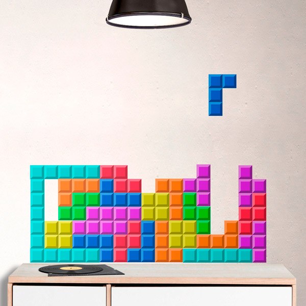 Vinilos Decorativos: Tetris Piezas