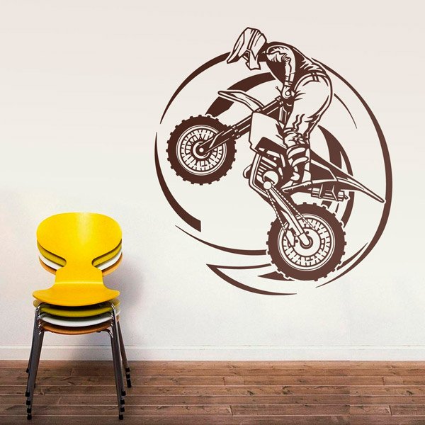 Vinilos Decorativos: Motocross Acrobacia