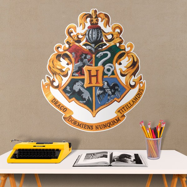 Vinilos Decorativos: Harry Potter Emblema Hogwarts