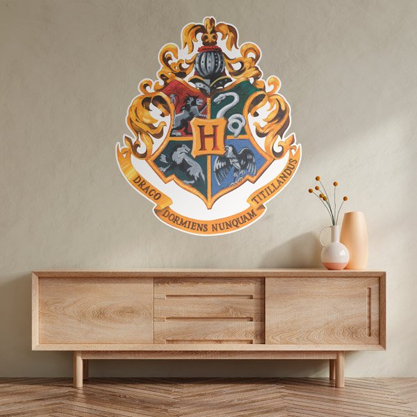 Vinilos Decorativos: Harry Potter Emblema Hogwarts