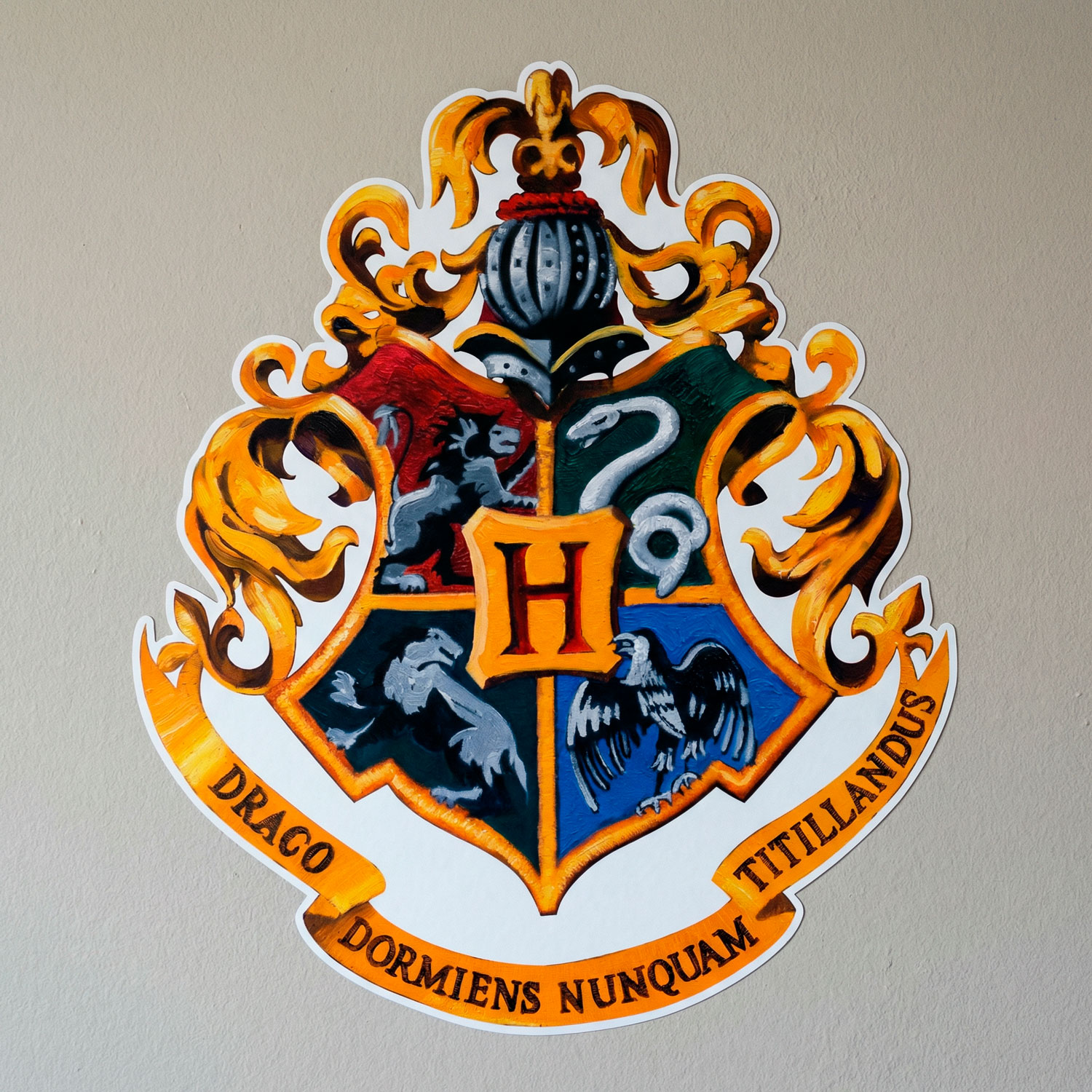 Vinilos Decorativos: Harry Potter Emblema Hogwarts
