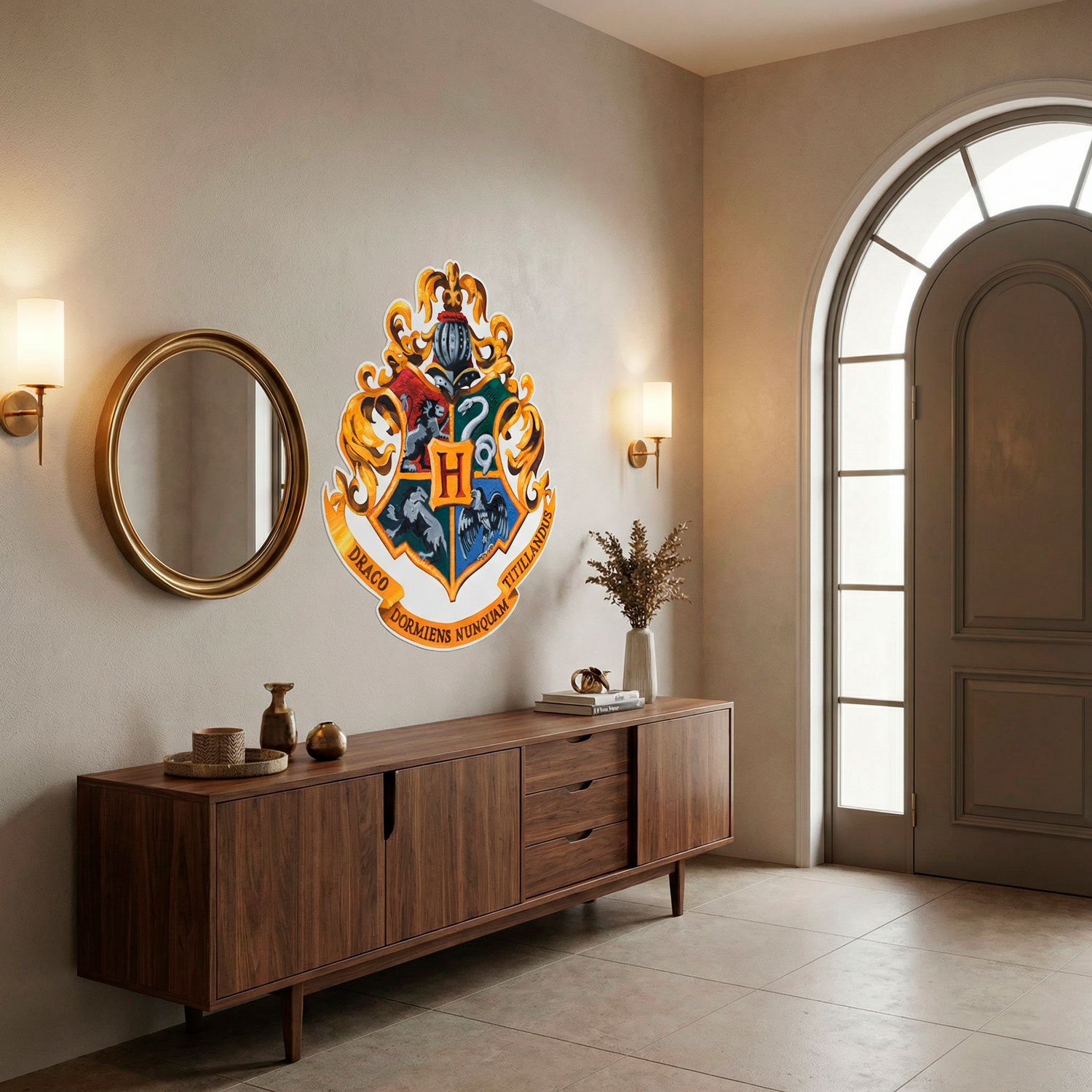 Vinilos Decorativos: Harry Potter Emblema Hogwarts