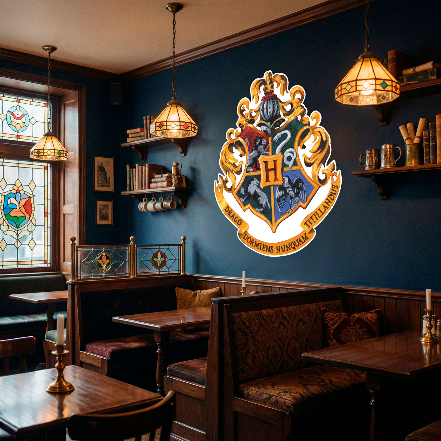 Vinilos Decorativos: Harry Potter Emblema Hogwarts