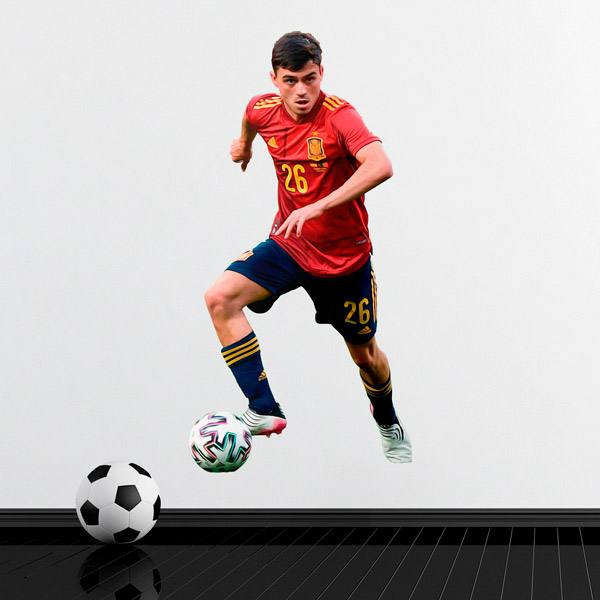 Vinilos Decorativos: Pedri, Futbolista Selección Española