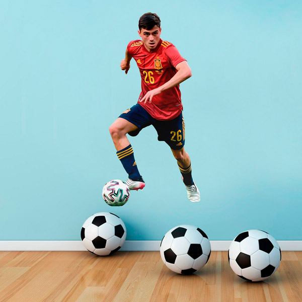 Vinilos Decorativos: Pedri, Futbolista Selección Española